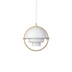 Geometric Metal Pendant Light Adjustable Sphere Bauhaus Modern Kitchen Dining Room Home Decor - Stack & Clear 12