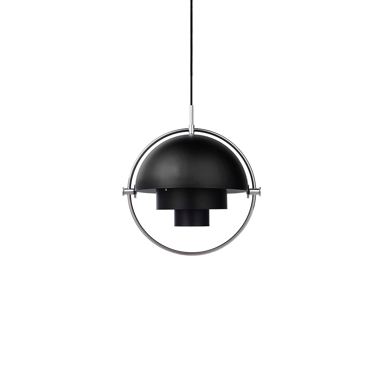 Geometric Metal Pendant Light Adjustable Sphere Bauhaus Modern Kitchen Dining Room Home Decor - Stack & Clear 14