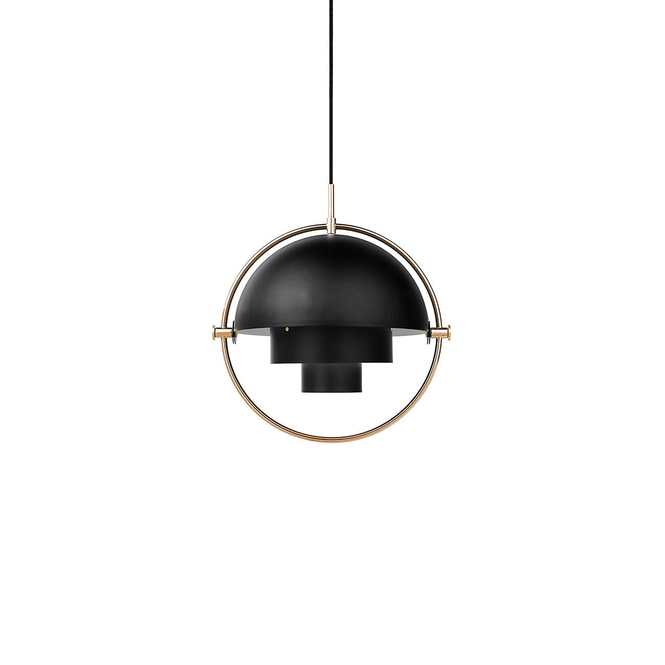 Geometric Metal Pendant Light Adjustable Sphere Bauhaus Modern Kitchen Dining Room Home Decor - Stack & Clear 9