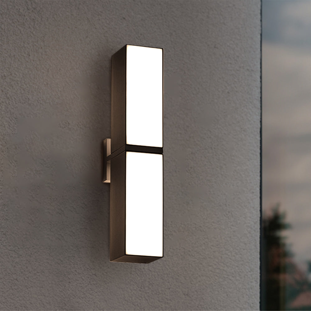 Geometric Outdoor Wall Lamp with Rotating Head and IP65 Waterproof Rating – Modern Exterior Wall Light for Stylish Outdoor Spaces 6