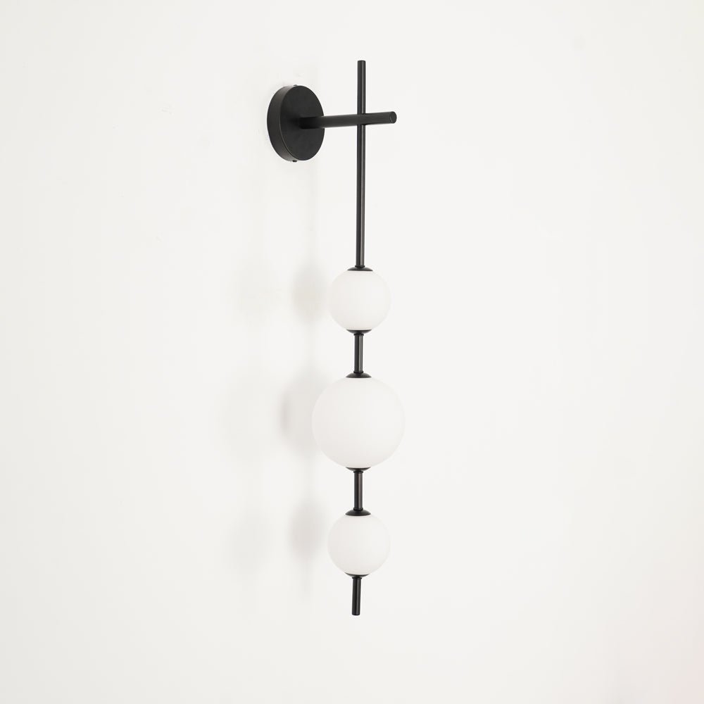 Glam Minimalist LED Wall Sconce Gold Metal Finish Glass Shade 10