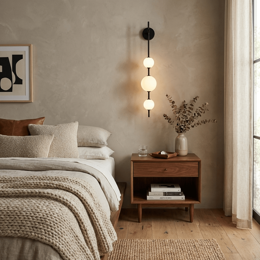 Glam Minimalist LED Wall Sconce Gold Metal Finish Glass Shade 5
