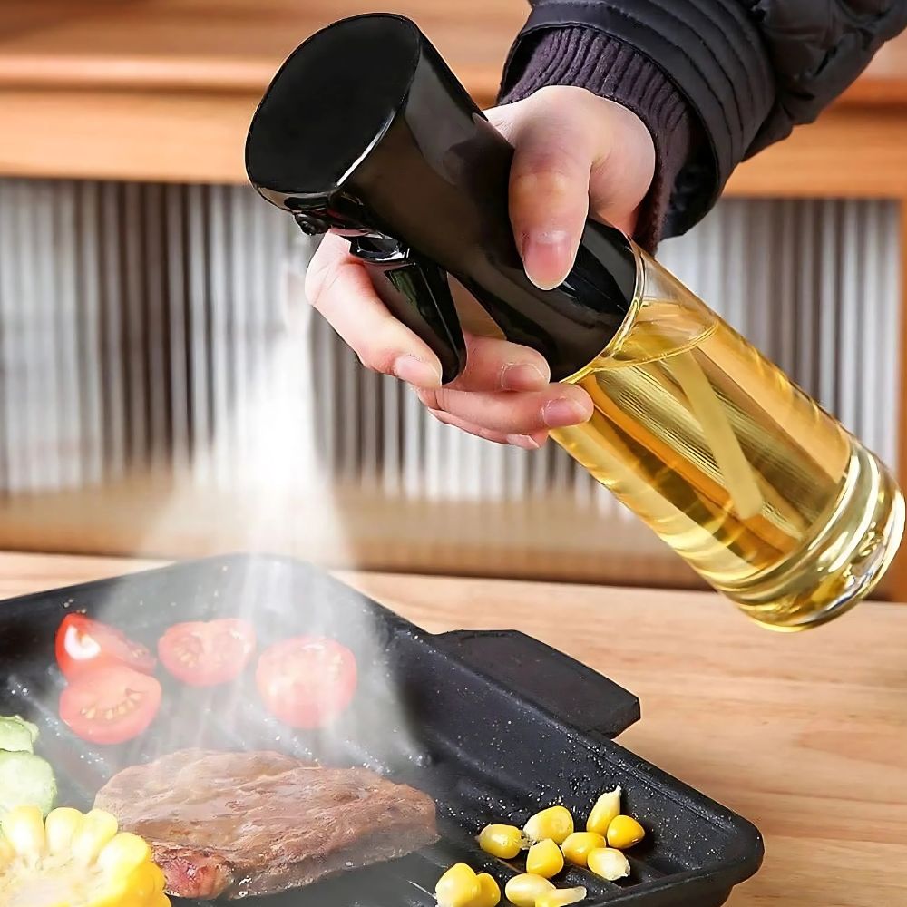 Glass Oil Spray Bottle - Precision Mist for Cooking Oil Use 3