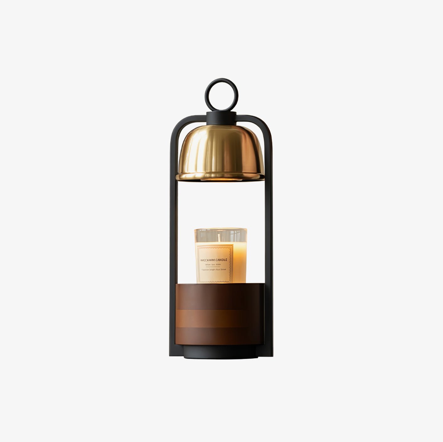 Golden Ray Elegance Candle Warmer Lamp Brass Finish Gold 0