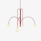 Gran Finale Pendant Light with 6 Heads – Modern Metal and Glass Design 1