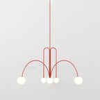 Gran Finale Pendant Light with 6 Heads – Modern Metal and Glass Design 10