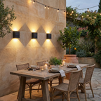 IP65 Waterproof Solar Outdoor Wall Lamp with Up & Down Lighting – Art Deco Design Exterior Wall Light 10
