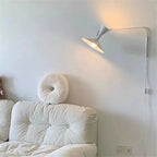 Industrial Adjustable LED Wall Sconce Black Metal Finish 4