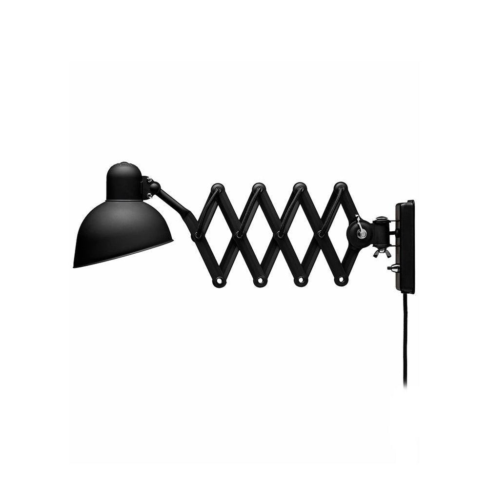 Industrial Adjustable Wall Sconce Black Metal Finish 0
