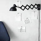 Industrial Adjustable Wall Sconce Black Metal Finish 3