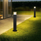 Industrial Aluminum LED Landscape Light – Waterproof Outdoor Garden Fixture with 1200 Lumens, Durable Black Design 1