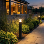 Industrial Aluminum LED Landscape Light – Waterproof Outdoor Garden Fixture with 1200 Lumens, Durable Black Design 15