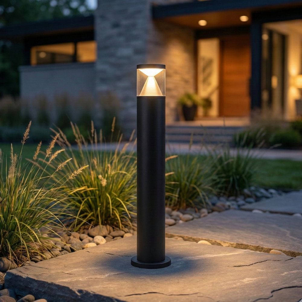 Industrial Aluminum LED Landscape Light – Waterproof Outdoor Garden Fixture with 1200 Lumens, Durable Black Design 17