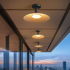 Industrial Ceiling Light Waterproof Aluminum Glass Round 2