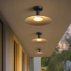 Industrial Ceiling Light Waterproof Aluminum Glass Round 4