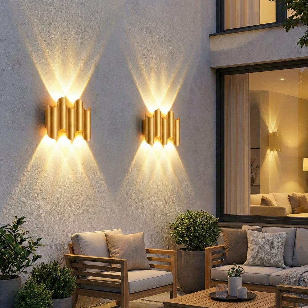 Industrial Outdoor Wall Lantern - Waterproof LED Exterior Wall Light for Garden and Patio 14