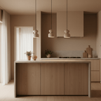 Industrial Pendant Light Textured Travertine Adjustable Height 2