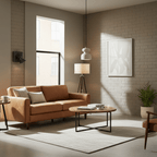 Industrial Pendant Light Textured Travertine Adjustable Height 4