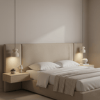 Industrial Pendant Light Textured Travertine Adjustable Height 5