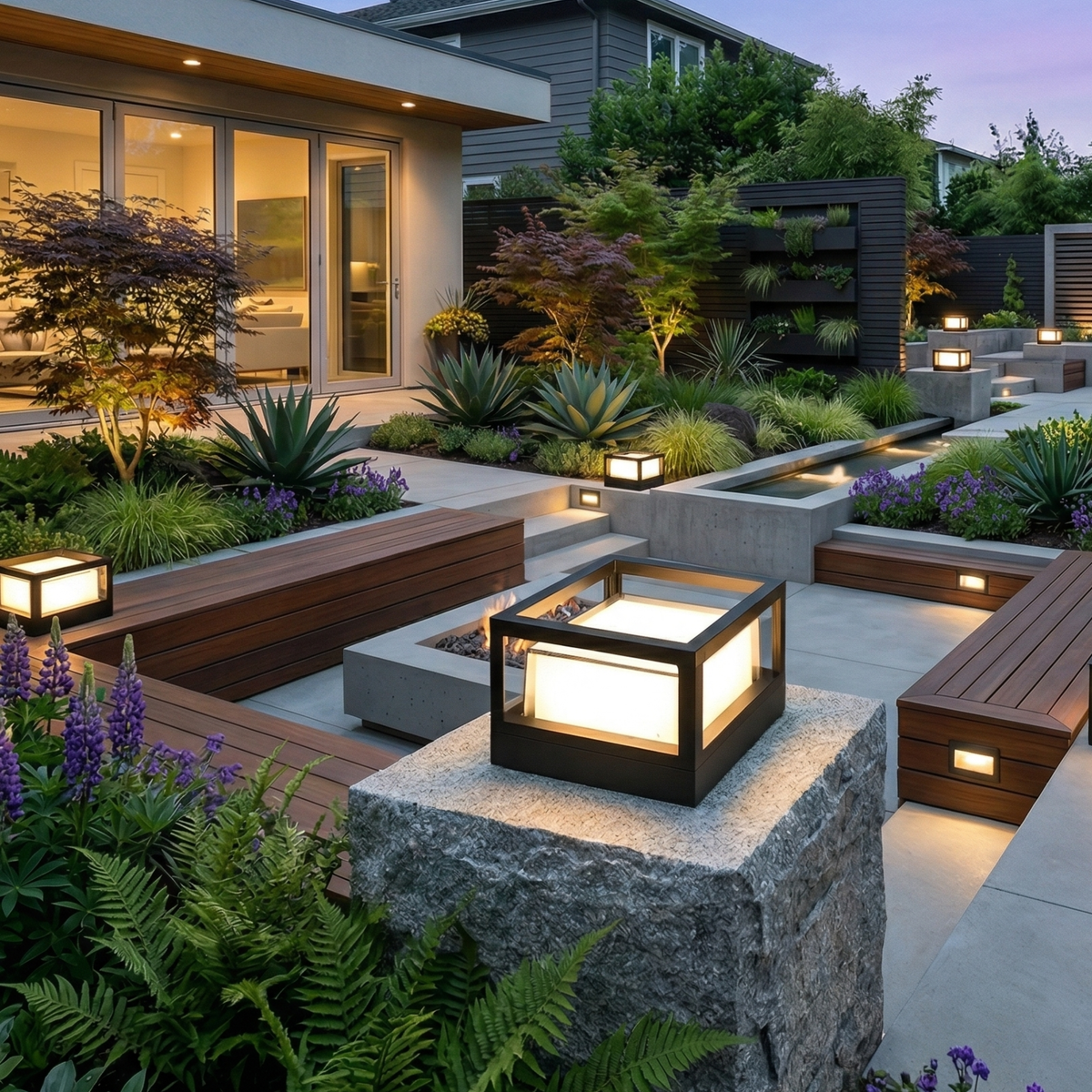 Industrial Waterproof Aluminum LED Outdoor Wall Lights for Garden – Energy Efficient Landscape Lighting, 7W/12W Options 93