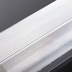 Industrial Waterproof LED Outdoor Wall Sconce Lamp - Rectangular Design, Black 8