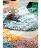 Irregular Tufted Moss Area Rug – Soft Acrylic Fiber Living Room Rug with Anti-Slip Backing, Multiple Sizes Available 8