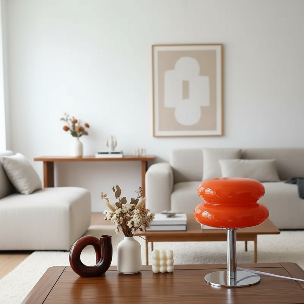 Italian Bauhaus Cordless Table Lamp with Adjustable Brightness – Stylish Battery Operated Bedside and Desk Lamp 6