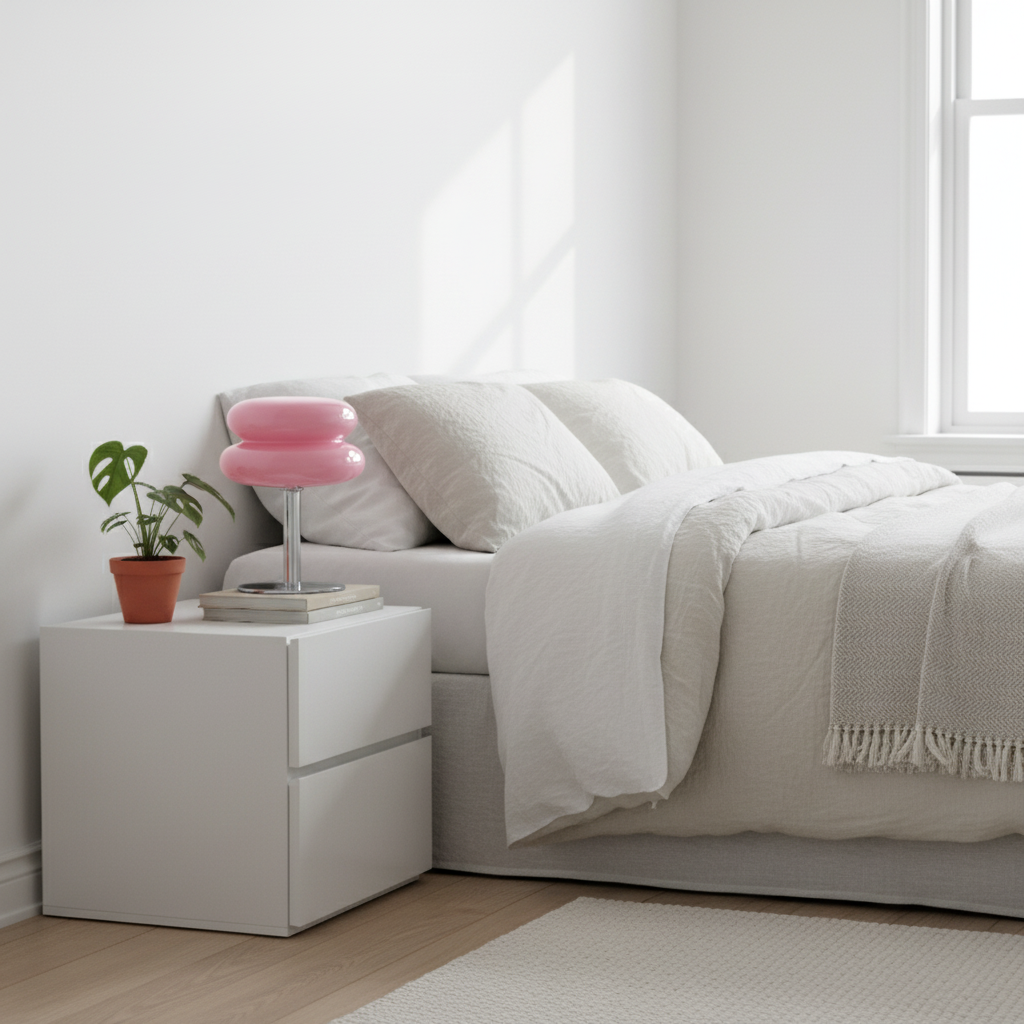 Italian Bauhaus Cordless Table Lamp with Adjustable Brightness – Stylish Battery Operated Bedside and Desk Lamp 9