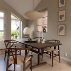 Japandi Ceiling Lamp - Minimalist Paper Pendant Light with LED Illumination, Ø50cm/Ø60cm 7