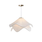 Japandi Fabric Pendant Light with Adjustable Height - Modern Ceiling Light Fixture 1