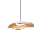Japandi Pendant Light Integrated LED Adjustable Height 15
