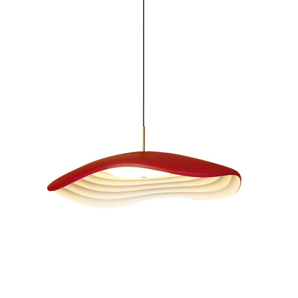 Japandi Pendant Light Integrated LED Adjustable Height 16