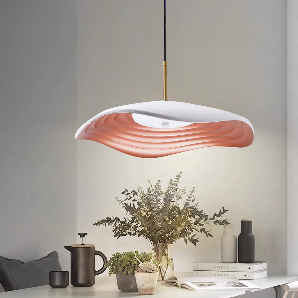 Japandi Pendant Light Integrated LED Adjustable Height 6