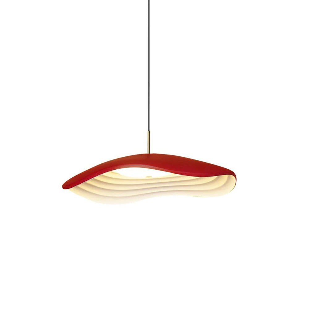 Japandi Pendant Light Integrated LED Adjustable Height 9