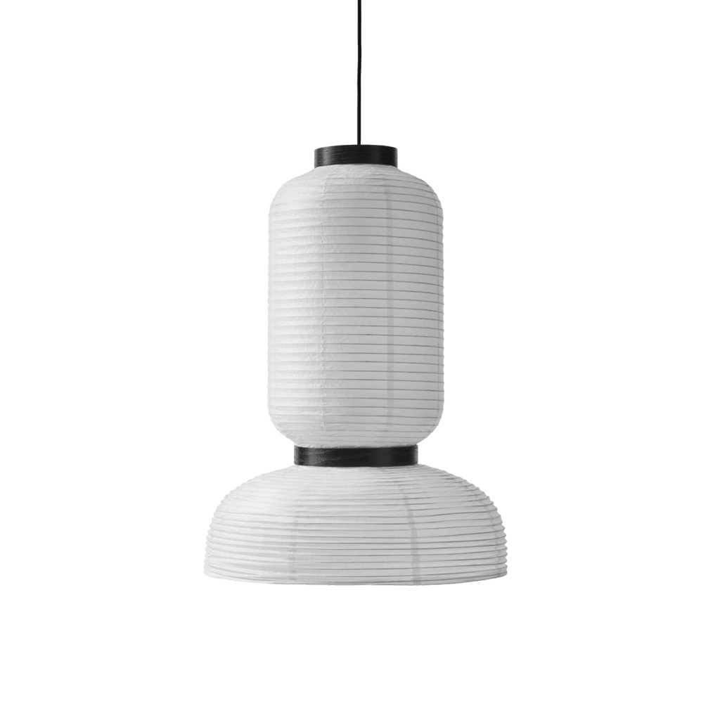 Japandi Pendant Light Woven Paper Adjustable Height Design 0