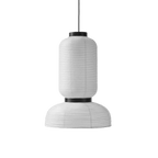 Japandi Pendant Light Woven Paper Adjustable Height Design 0