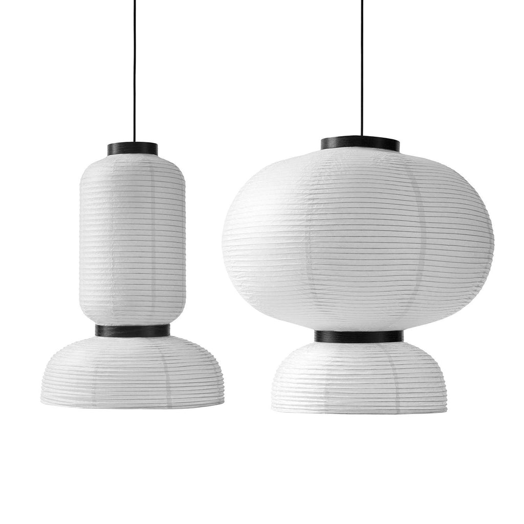 Japandi Pendant Light Woven Paper Adjustable Height Design 11