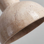 Japandi Pendant Light Woven Travertine Adjustable Height 7