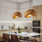 Japandi Resin Pendant Light – Adjustable Cloud Design for Kitchen Pendant Lighting 3