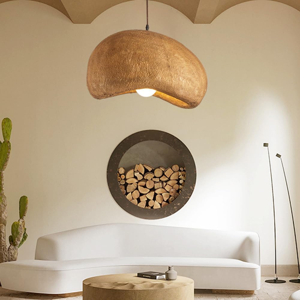 Japandi Resin Pendant Light – Adjustable Cloud Design for Kitchen Pendant Lighting 8