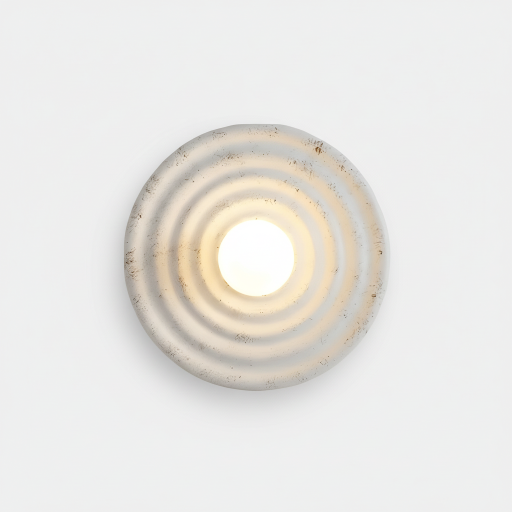 Japandi Wall Sconce – Artistic Design for Soft Ambient Lighting – Elegant Wall Lamp for Living Room, Bedroom, or Dining Area 0