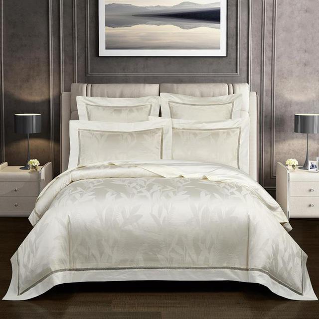 King Size Duvet Cover Set - 1000 Thread Count Egyptian Cotton Bedding 0