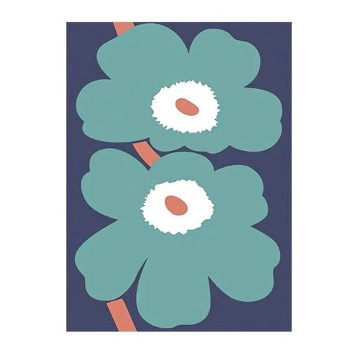 Klein Blue Washable Area Rug – Ultra-Soft Polyester for Living Room and Modern Interiors 8