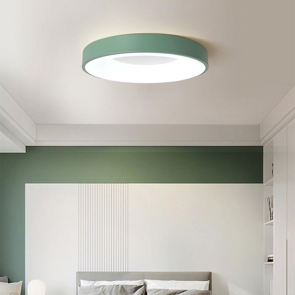 Modern LED Flush Mount Ceiling Light Fixture – Colorful Minimalist Design 11