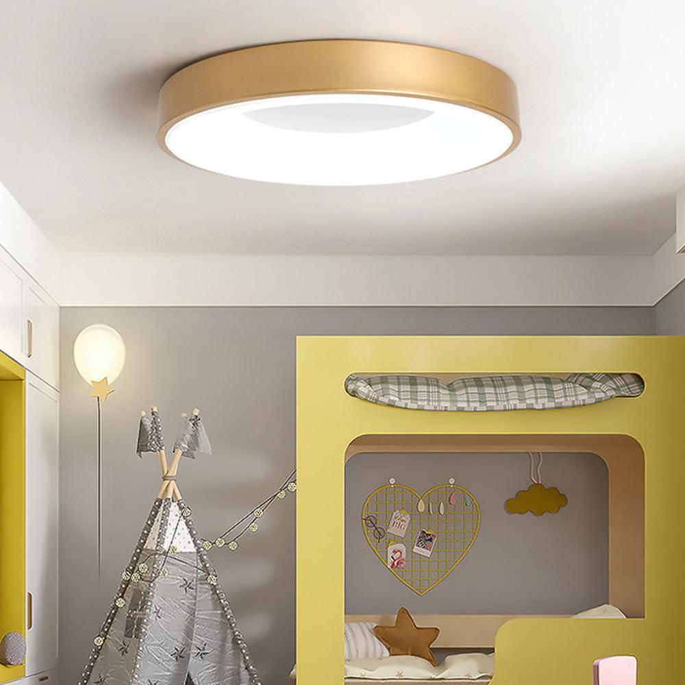 Modern LED Flush Mount Ceiling Light Fixture – Colorful Minimalist Design 17