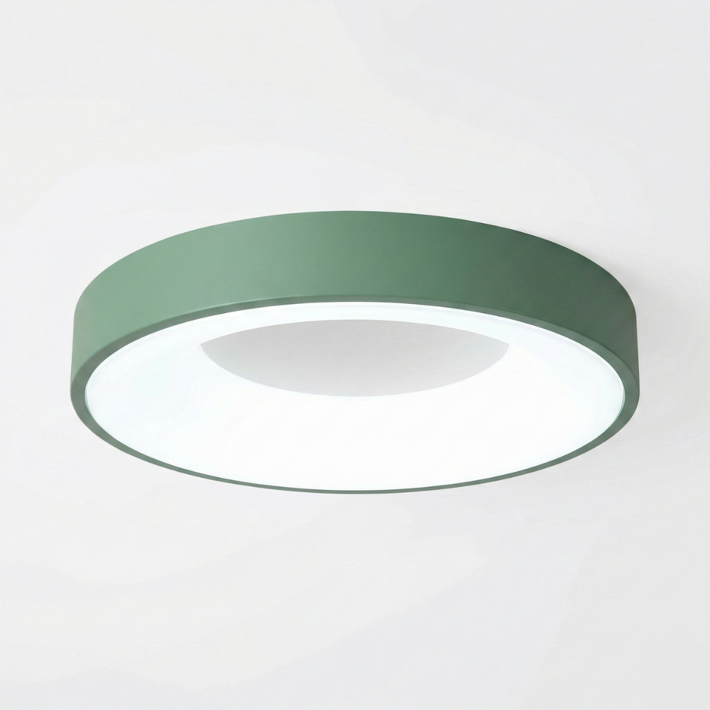 Modern LED Flush Mount Ceiling Light Fixture – Colorful Minimalist Design 19