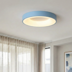 Modern LED Flush Mount Ceiling Light Fixture – Colorful Minimalist Design 23