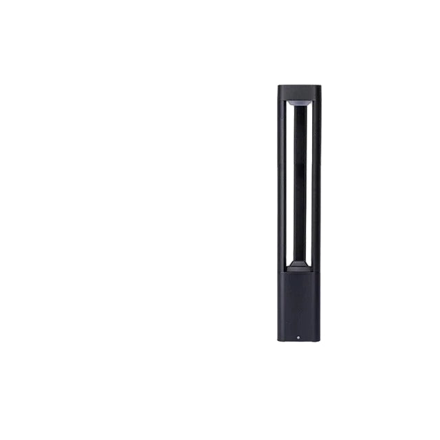LED Outdoor Bollard Light – Waterproof Black Aluminum Garden Light for Pathways and Patios 11