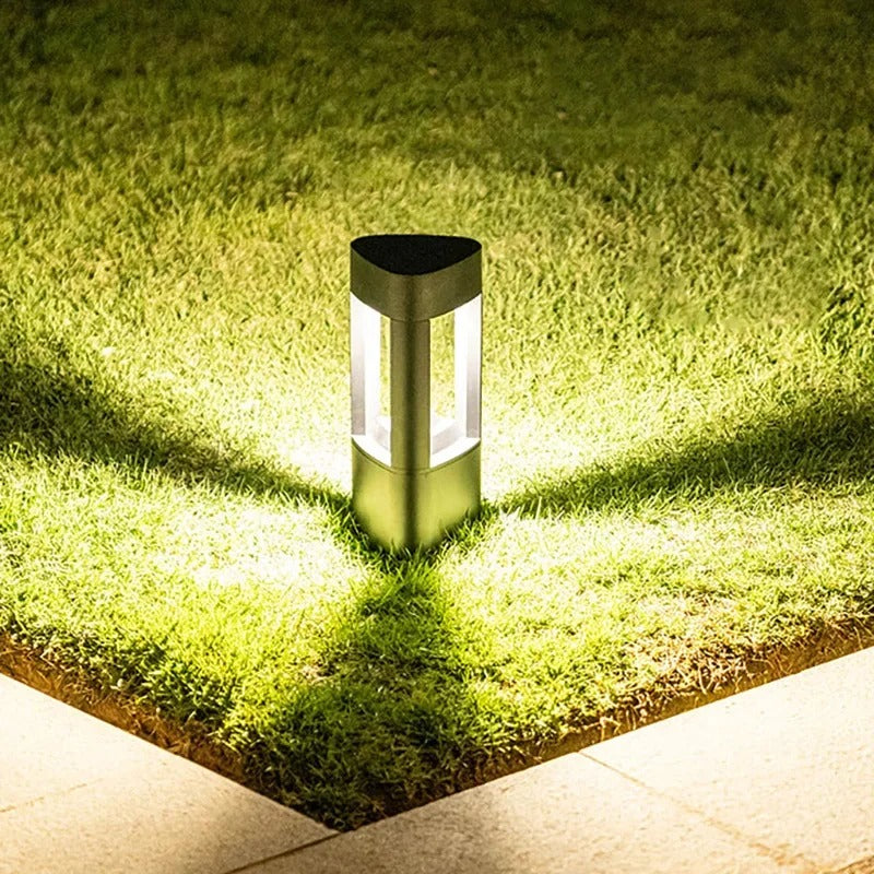 LED Outdoor Bollard Light – Waterproof Black Aluminum Garden Light for Pathways and Patios 3