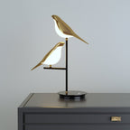 LED Table Lamp with Postmodern Bird Design – Elegant Bedside or Desk Lamp for Versatile Room Lighting 0